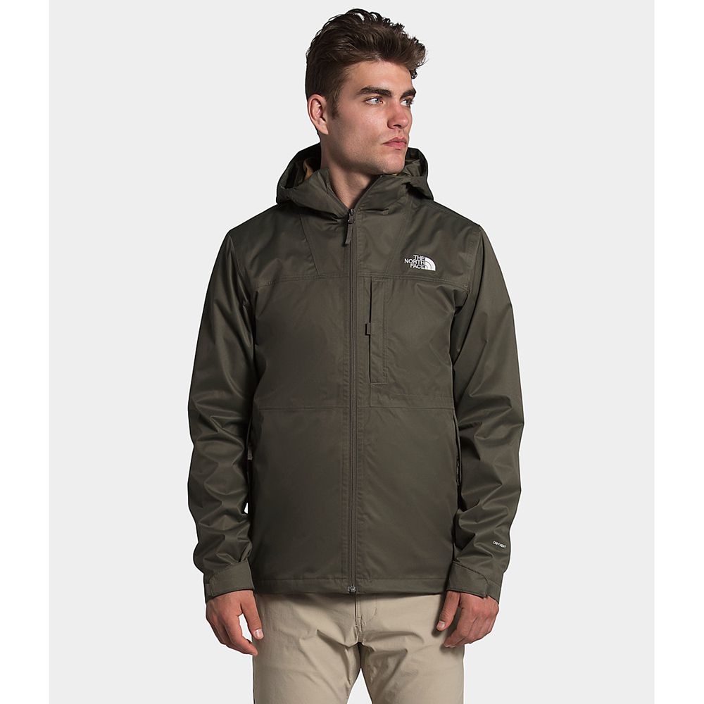 The North Face 3-In-1 Jackets Mens Australia - The North Face Arrowood Triclimate® Green / Brown (WT